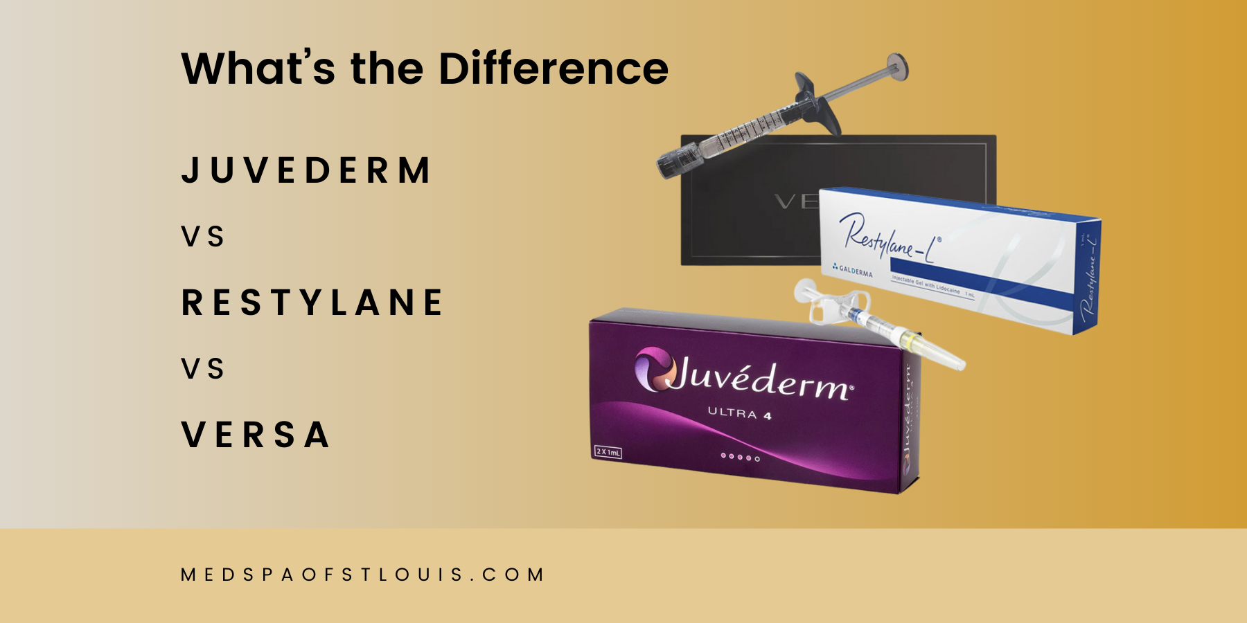 What’s the Difference Between Juvederm vs. Restylane vs. Versa: Which is Best For You in St. Loius?