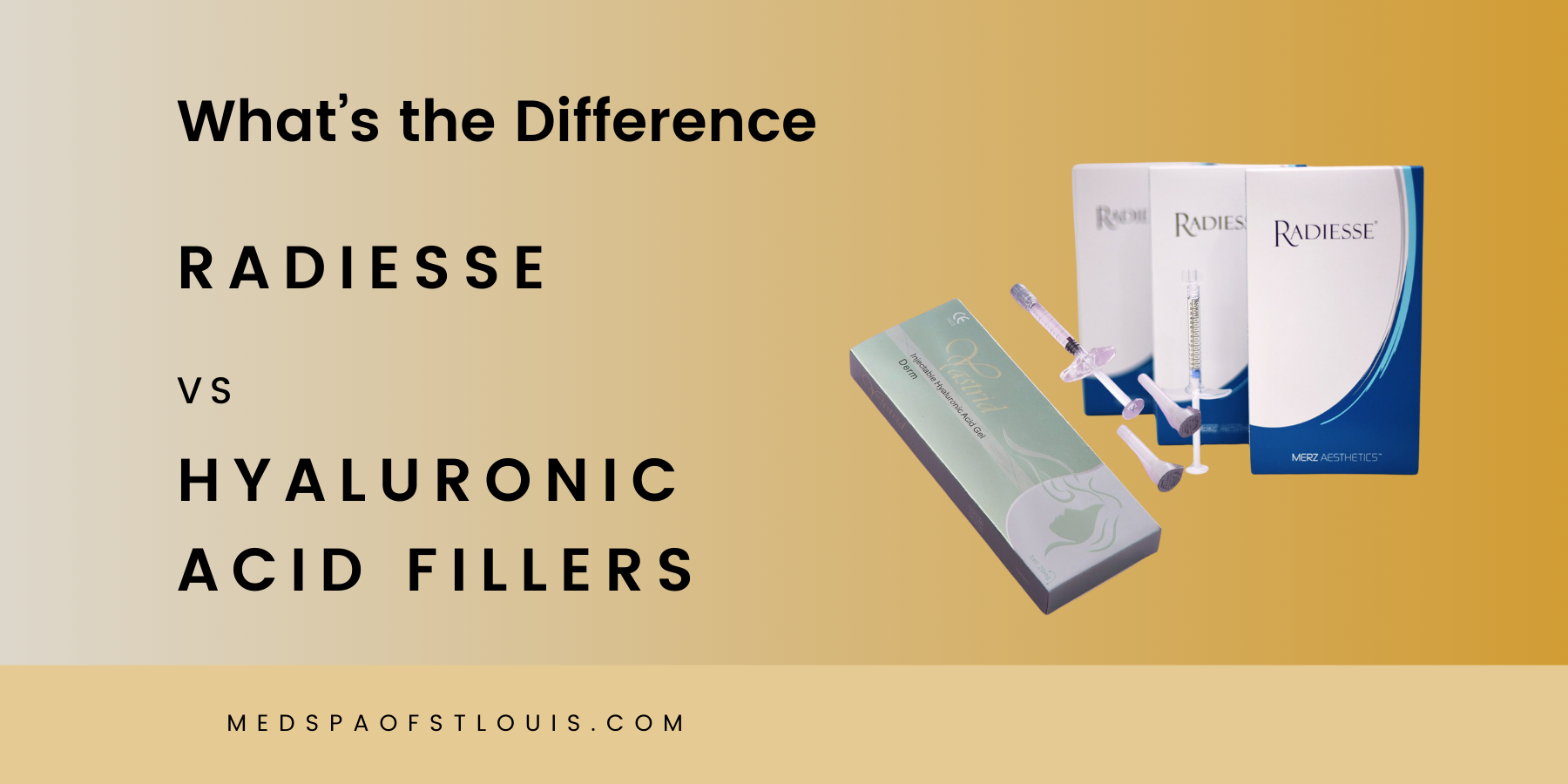 What’s the Difference Between Radiesse vs. Hyaluronic Acid Fillers: Which is Better in St. Loius?